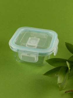 Контейнеры для еды стеклянные, 3 шт, с крышкой, герметичные