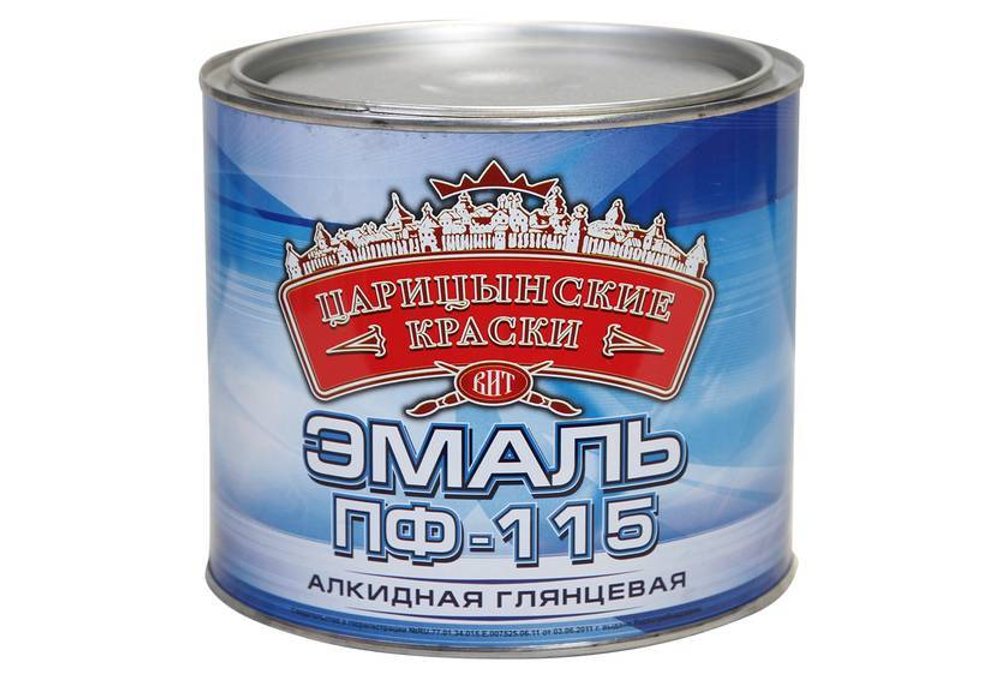 ЦАРИЦИНА Эмаль ПФ-115 Белая матовая 1,9кг+