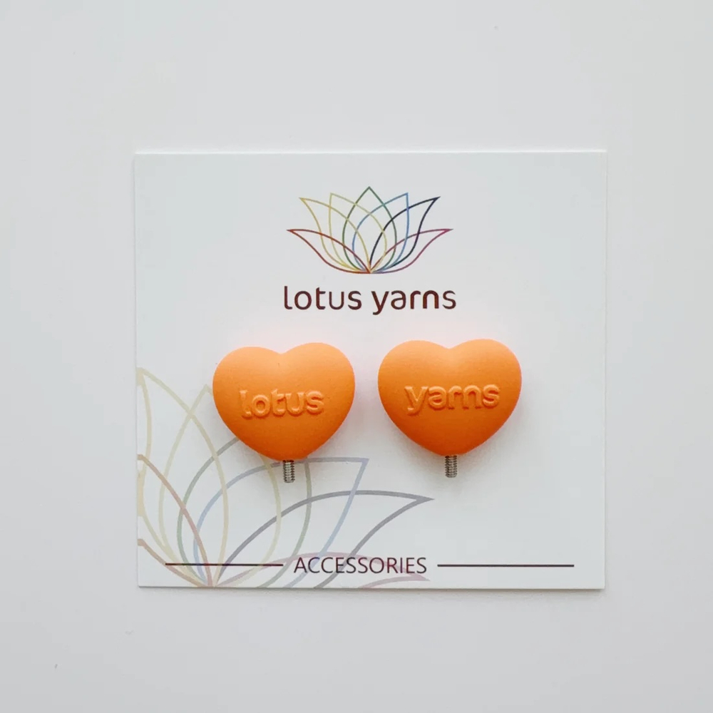 заглушки сердечки для лесок lotus yarns