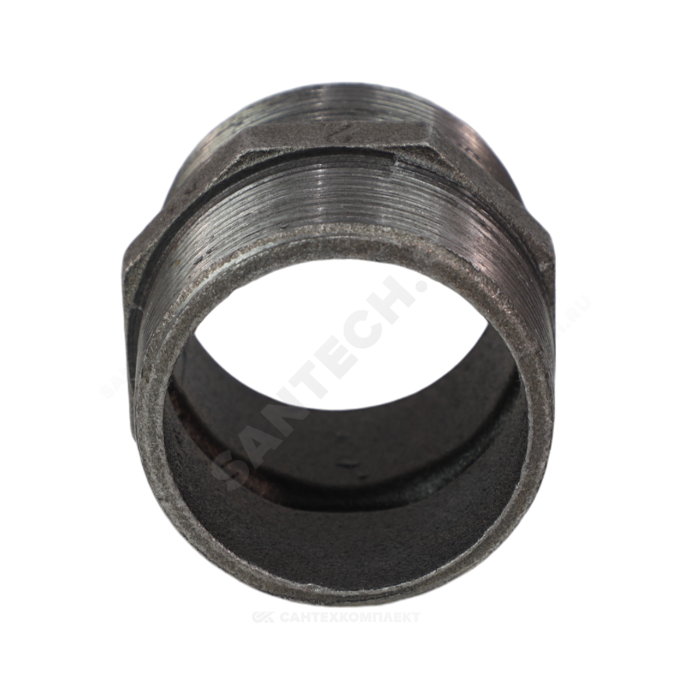 Ниппель прямой чугун Ду 65 (2 1/2") НР Fittex PLUS