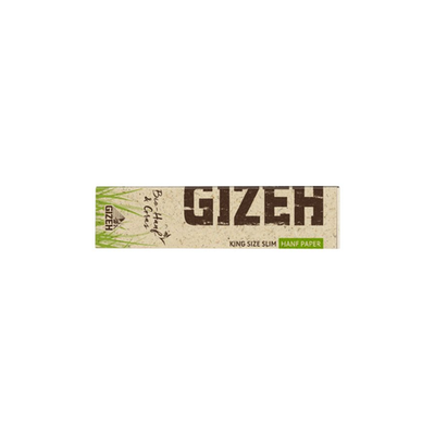 Бумага для сигарет "Gizeh" Organic Hemp & Grass KS Slim 14гр/м 34л*25шт (Австрия)