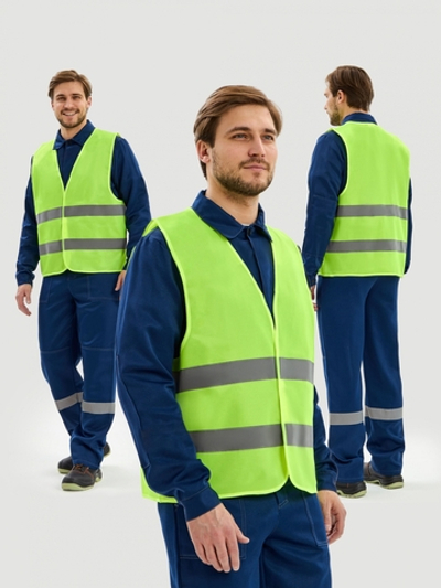 Жилет сигнальный PROFLINE Base (тк.Полиэфир,60), желтый