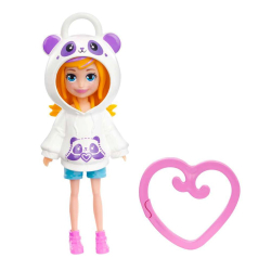 Polly Pocket - Кукла в белой толстовке Подвеска HKW00