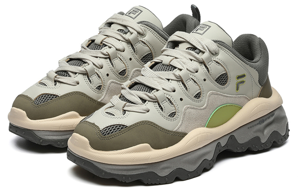 FILA FUSION QD96 Athletic Shoes "Grey Green"