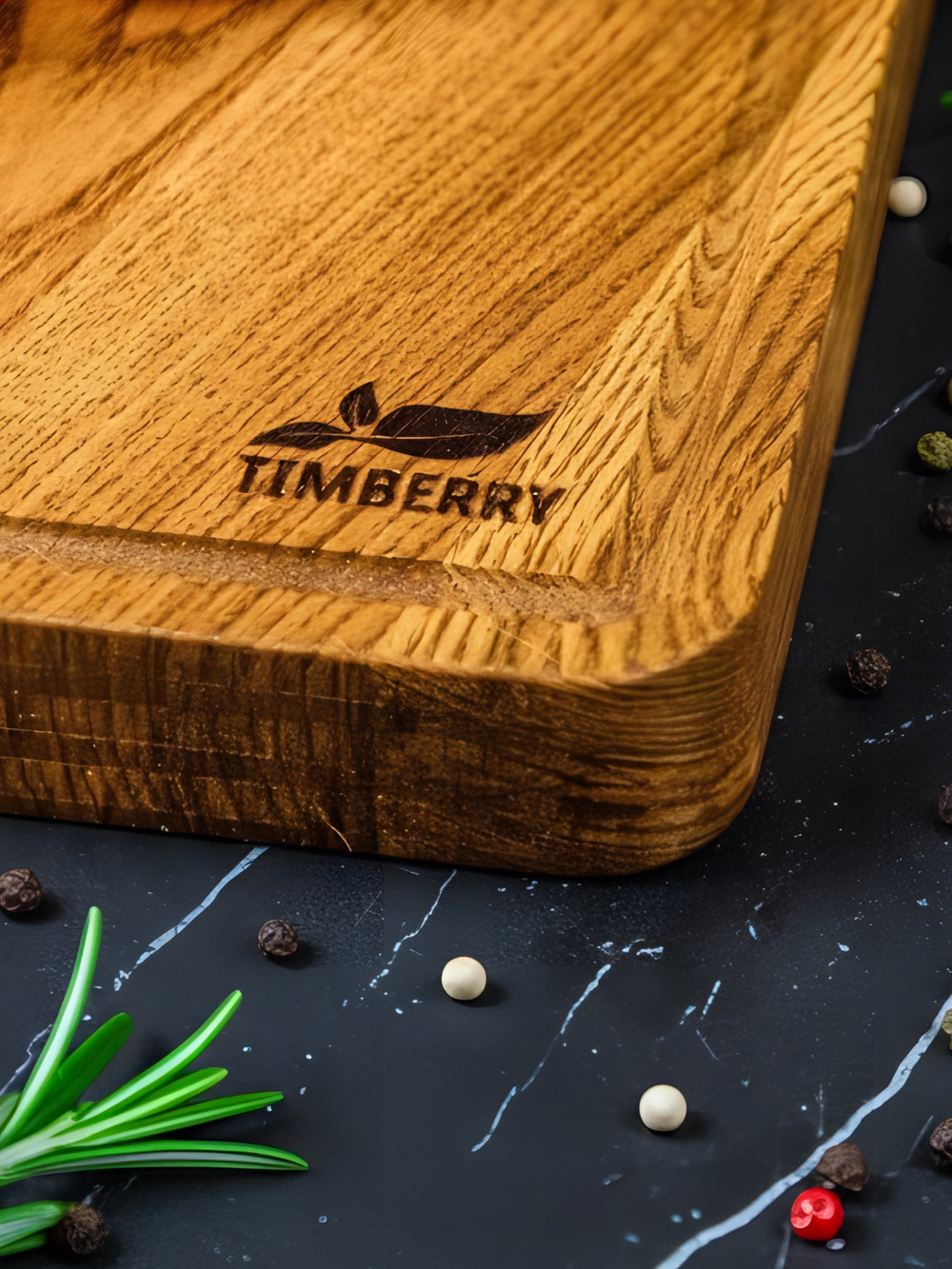 Разделочная доска 34х17 см с ручкой