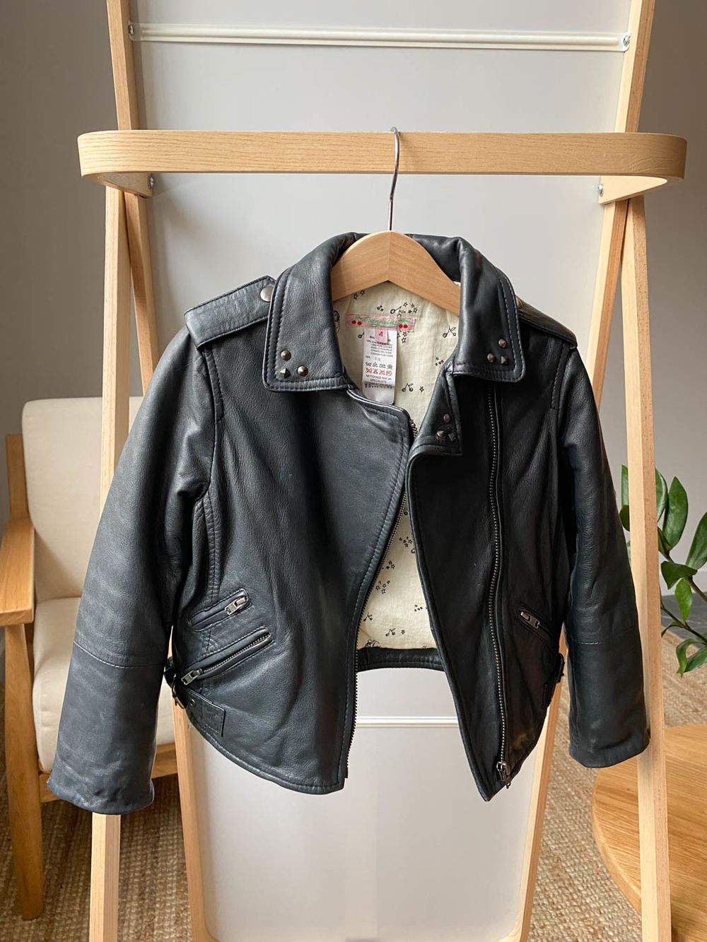 Кожаная куртка Bonpoint, 104