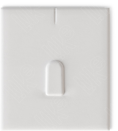 Вкладыш 03/наклонный/для кольца/язычок/прорезь для нитки