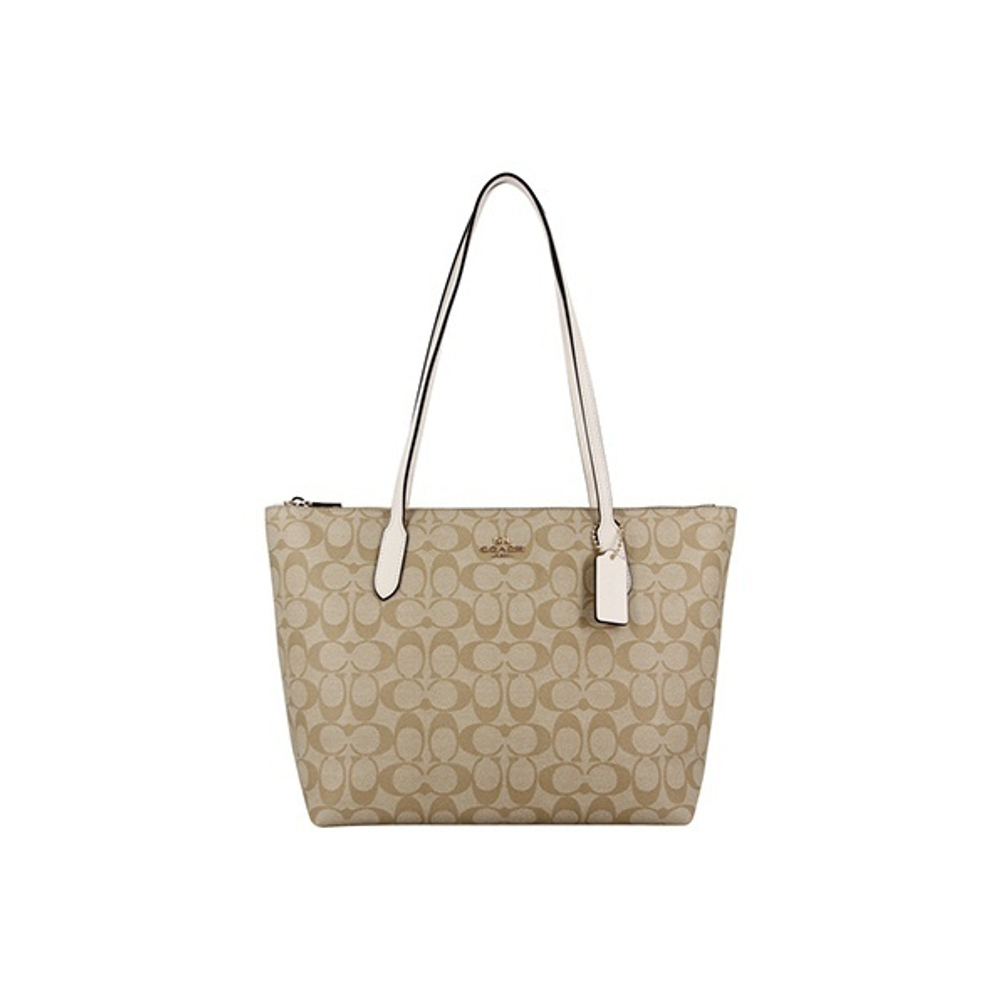 Сумка Coach Bag Zip Top Tote In Signature Canvas