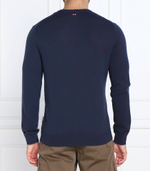 Хлопковый свитер Napapijri - темно-синий(NP0A4GJQ)