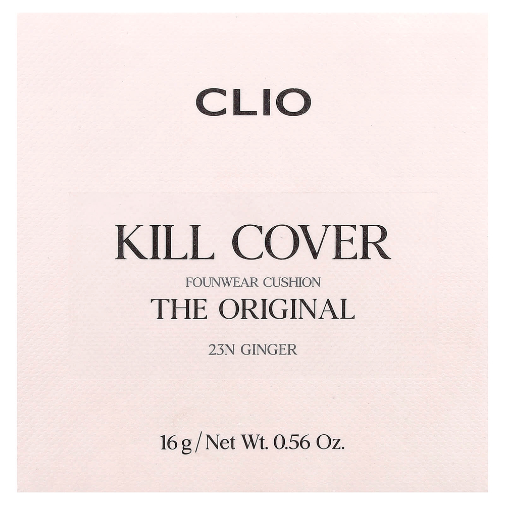 Clio, Death Cover FounWear, кушон, оттенок 23N имбирь, 16 г (0,56 унции)