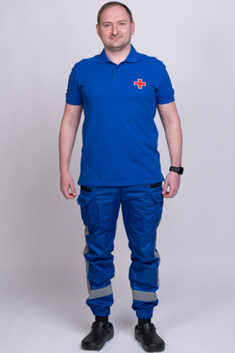 Брюки-джоггеры демисезонные мужские Скорая помощь MedicLine