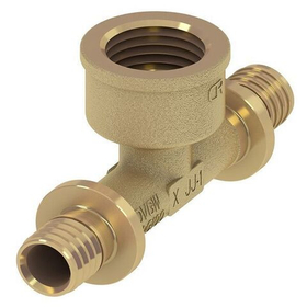 Тройник с внутренней резьбой TeCe 40 х 1/2* х 40