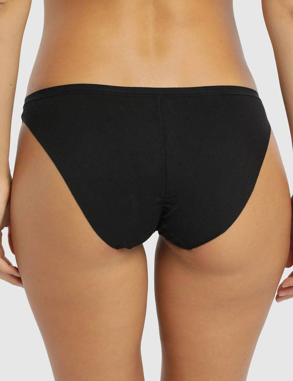 Трусики-слипы с заниженной линией талии Cotton Band (Размер: S) (Цвет: черный)
