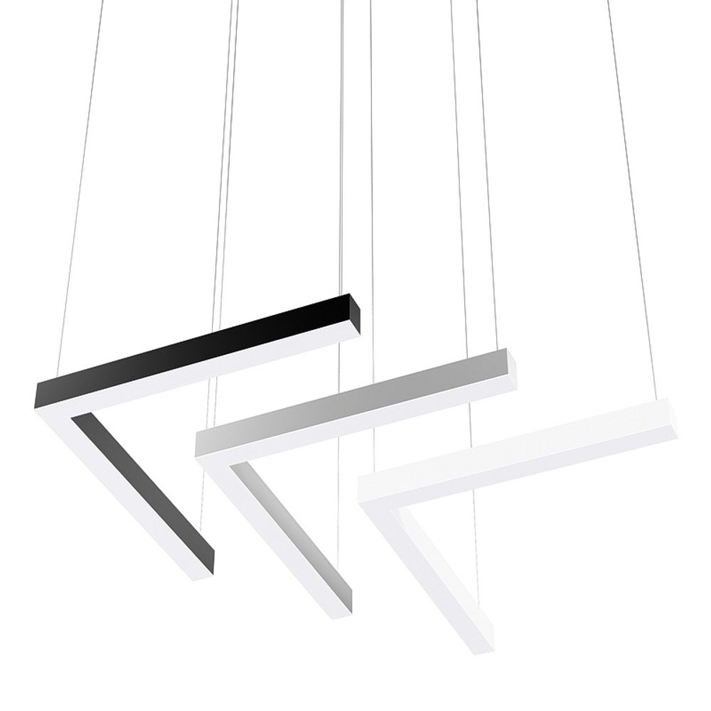 Светильник потолочный Г-образный 160вт 1000x500x80мм