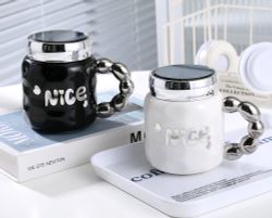 GAEM Кружка с крышкой, 400 мл, L13,5 W9 H11 см, 2в.