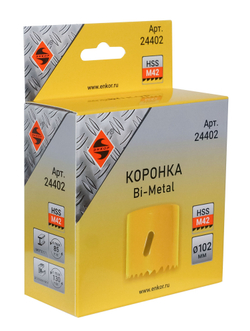 Коронка Bi-Metal Ф102 мм М42