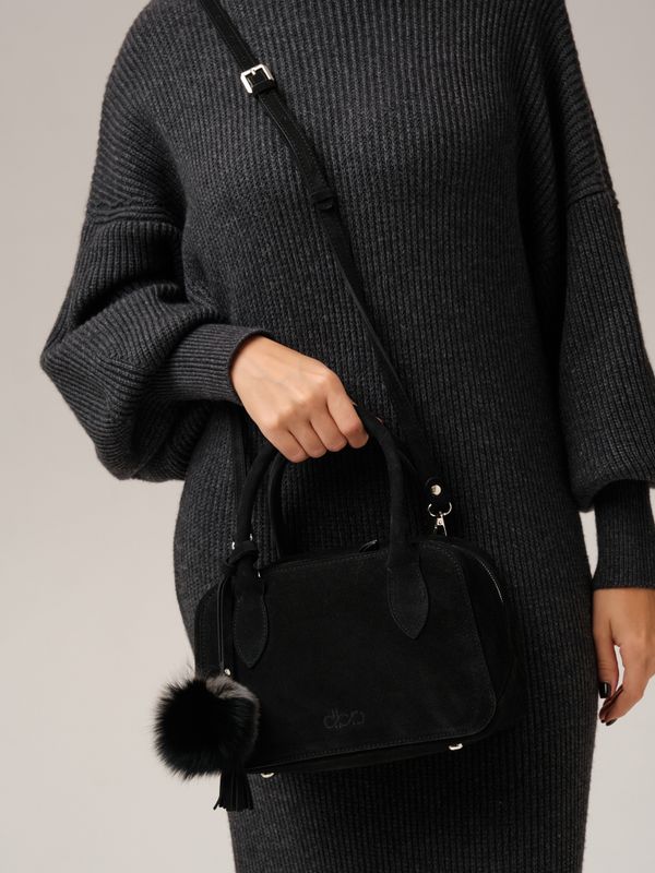 Замшевая сумка DBR 31348 черный