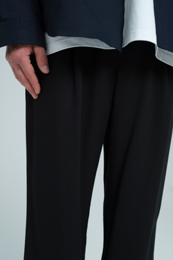 Брюки широкие легкие | black