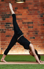 Легинсы-капри для отдыха и спорта (Размер: XL) (Цвет: сиреневый)