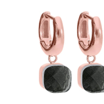 Серьги Qudo Firenze smoked topaz 300144 BR/RG