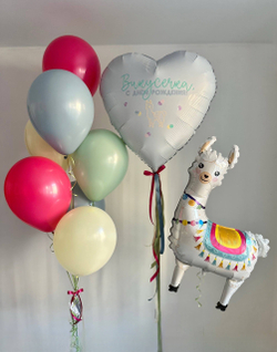 Воздушные гелиевые шарики с доставкой по Хабаровску Лама №5060