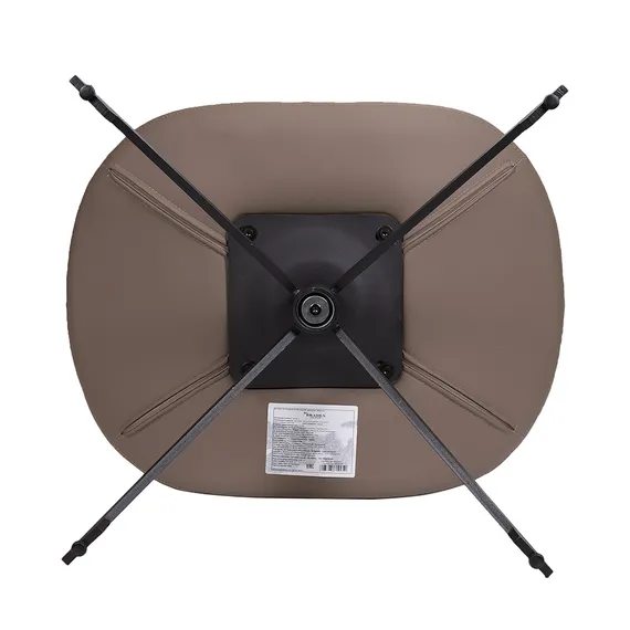 Оттоманка BLISS серый, экокожа, шенилл