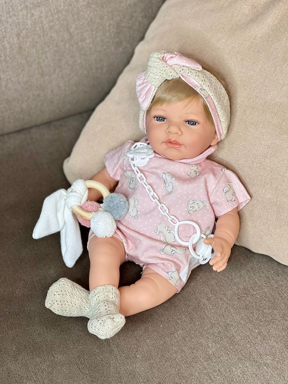 Кукла Marina and Pau 42cм Rabbit мягконабивная (M747K)