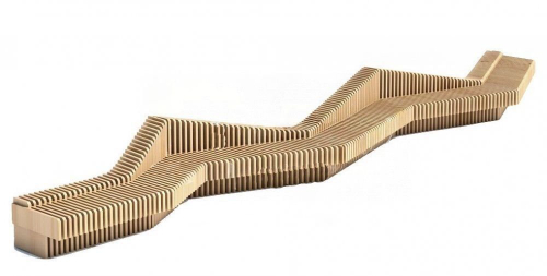 Параметрическая скамейка «График»