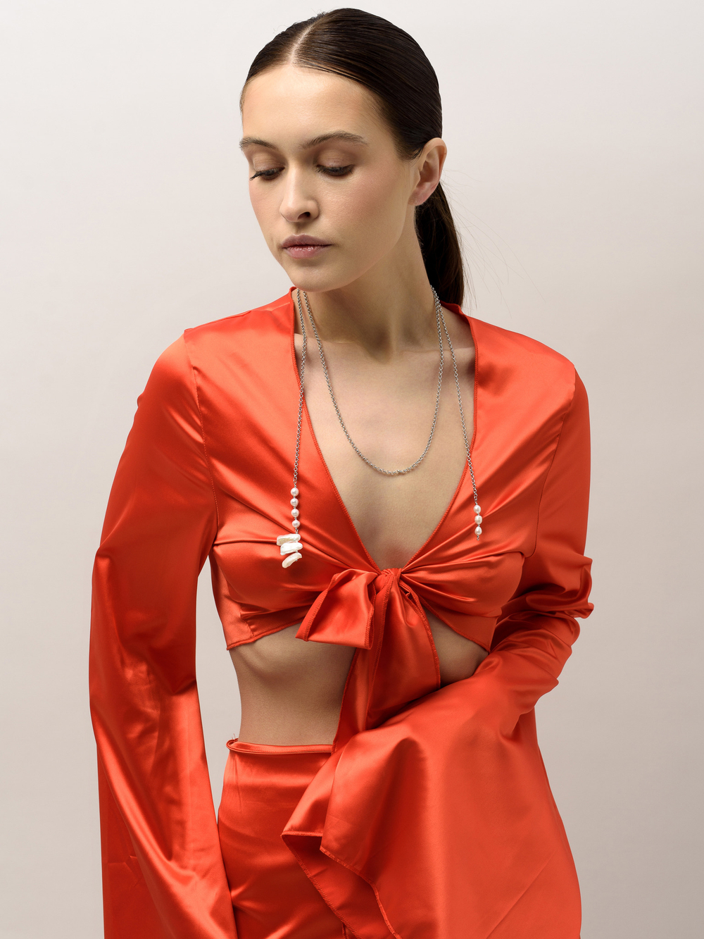 Цепь "Anchor pearl" Silver