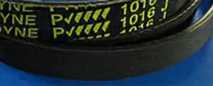 Ремень 1016 J5 Megadyne для стиральной машины 1020мм черный, желтая надпись