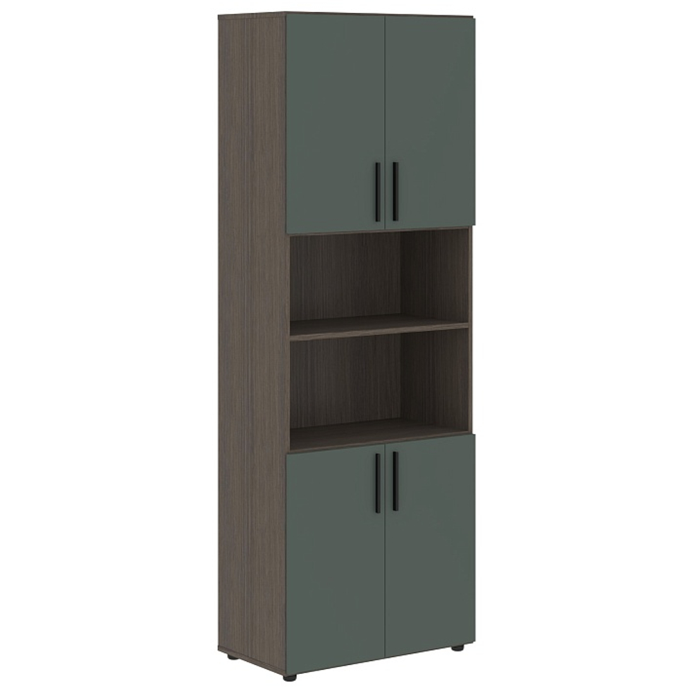 Шкаф с 2-мя комплектами глухих малых дверей VELION