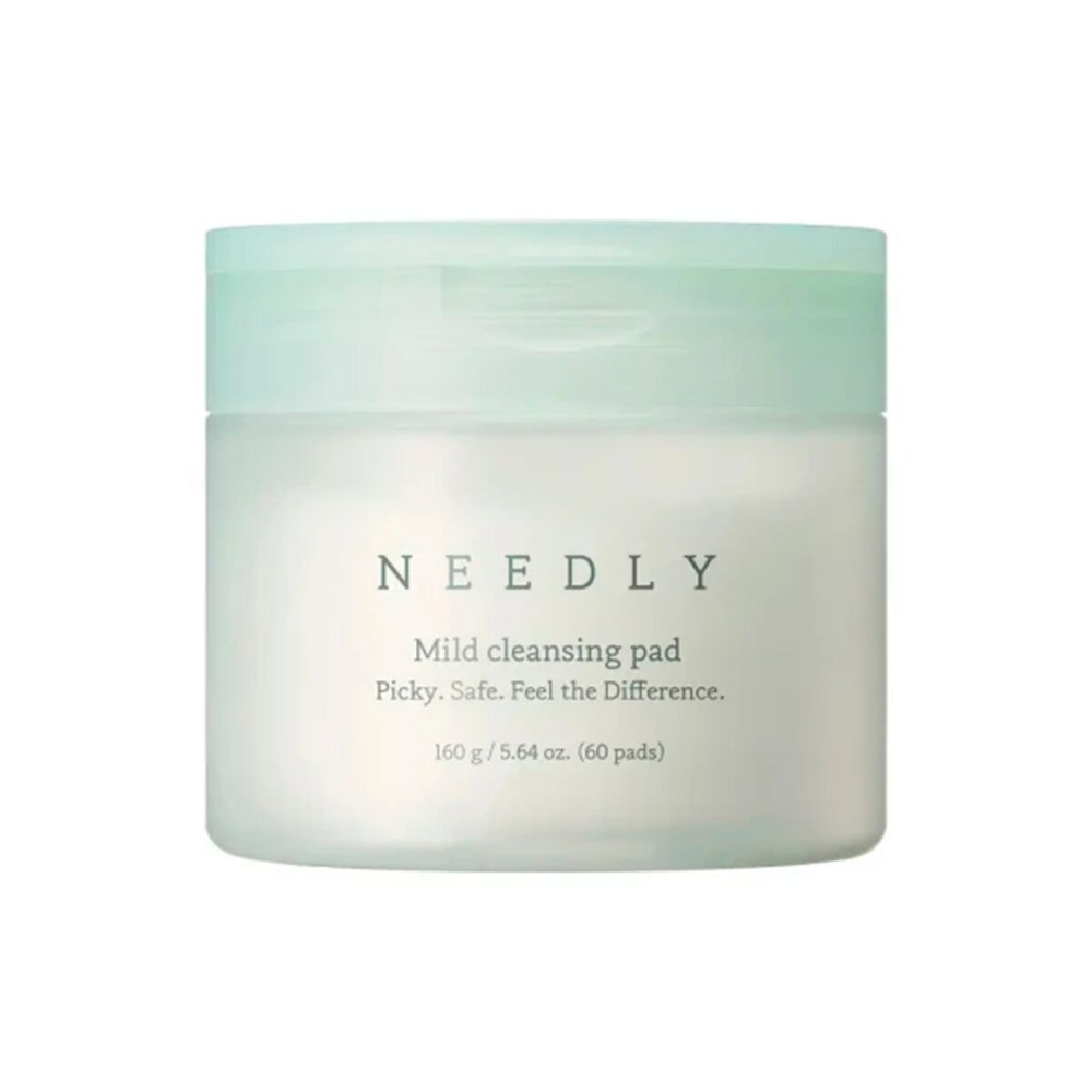 [NEEDLY] Пэды для лица очищающие мягкие MILD CLEANSING PAD, 60 пэдов (160 гр)