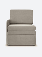 Кресло-кровать "Миник" с правым подлокотником, под правую руку, велюр Desert Light Beige