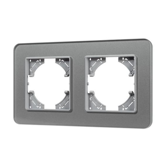 Рамка стеклянная FRM-OMALI-SFGS-2-GR Arlight 049710