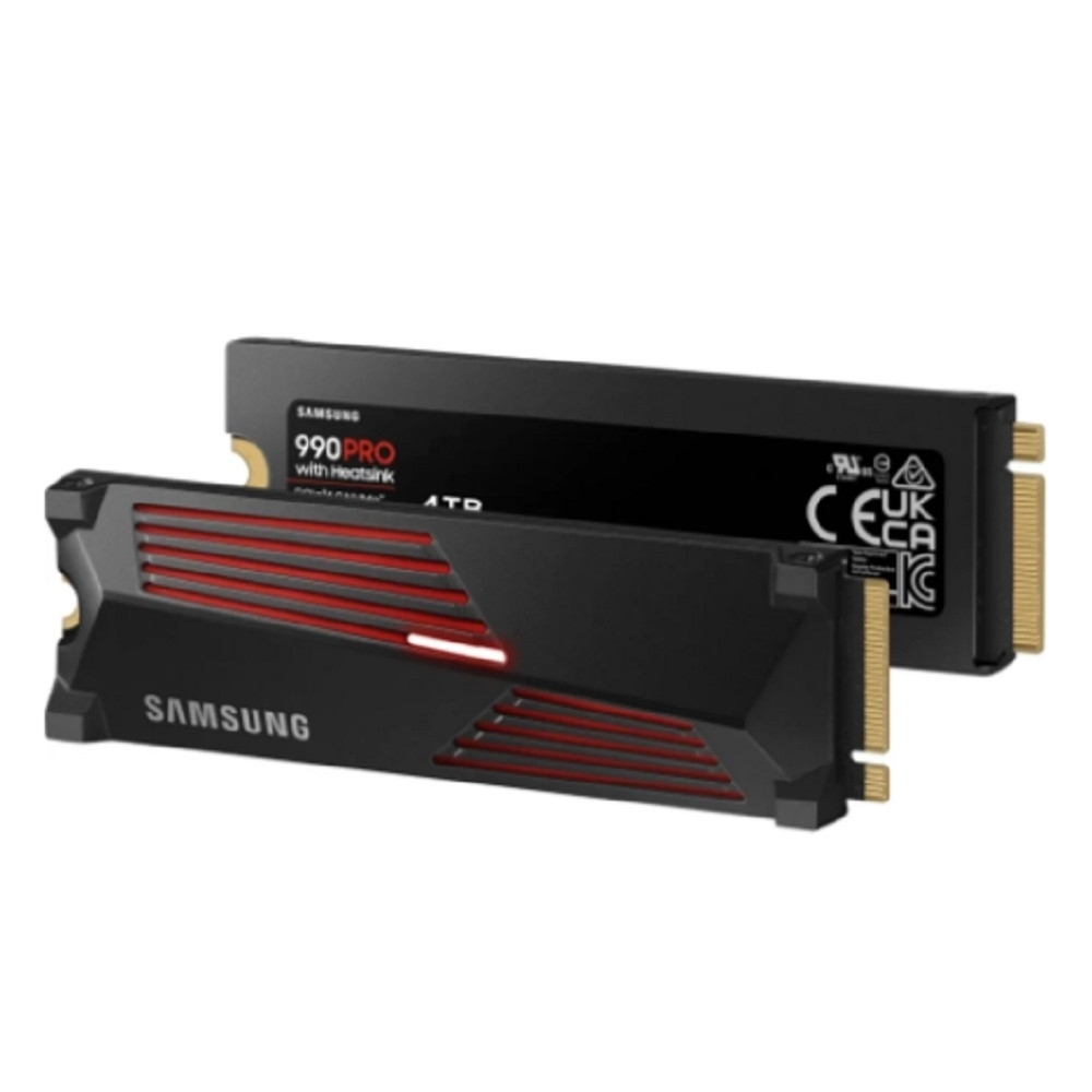 SSD диск SSD Samsung 4TB 990 PRO with Heatsink PCI-E 4.0, V-NAND 3-bit MLC MZ-V9P4T0CW