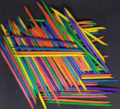 Апельсиновые палочки цветные, 100 шт