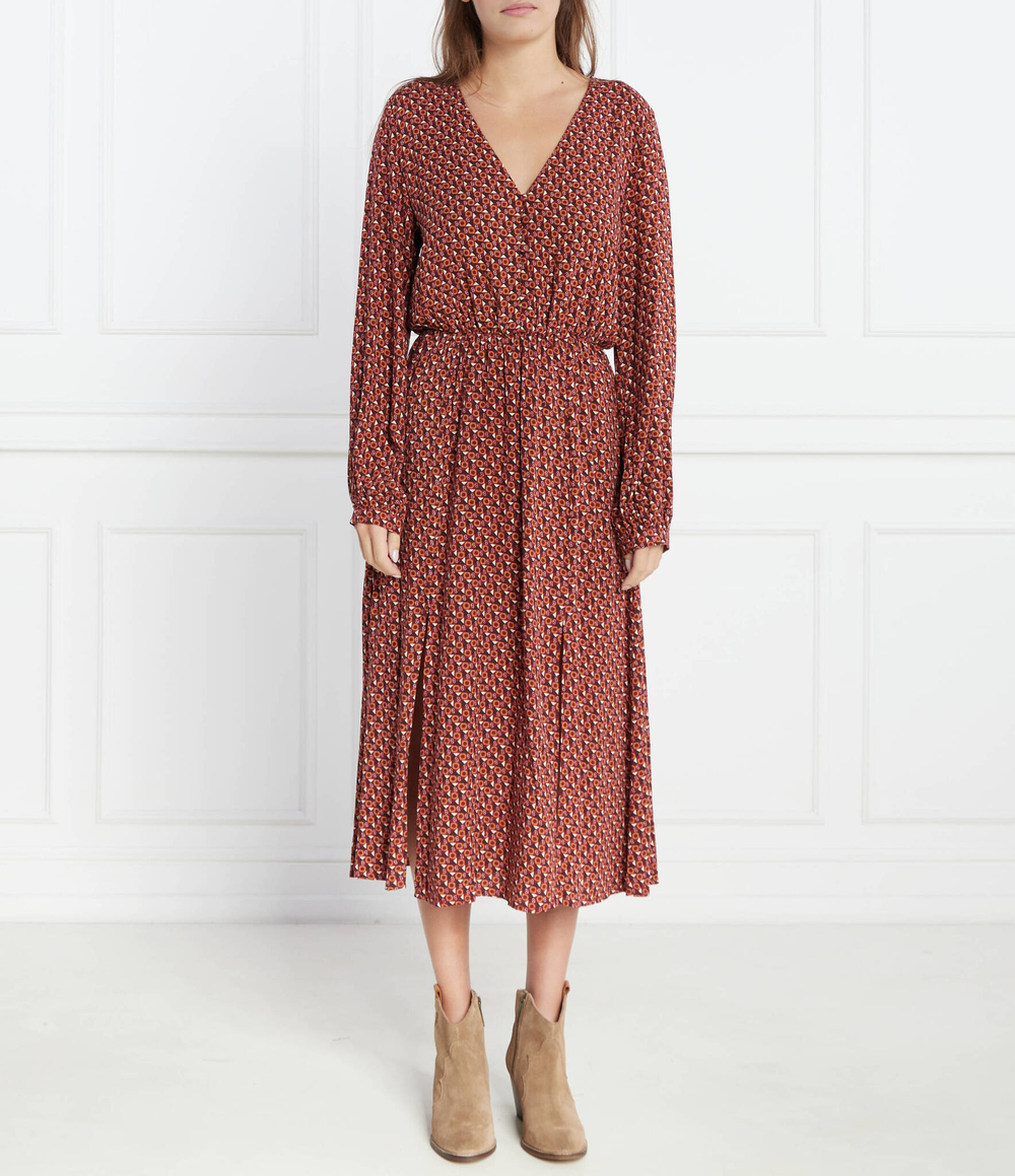 Платье Kari Multi Pepe Jeans London - бордовый(PL953419)