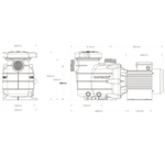 Насос Hayward PL 81007 (220В, 17.2 м3/ч, 1.5HP)