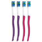 Oral-B, Улучшенная зубная щетка, среднего размера, 4 шт. В упаковке