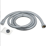 Шланг для душа 175 см с защитой от перекручивания ANTI-TWIST MKP34425BL нержавеющая сталь 2-й зажим растягивающийся Melodia della Vita
