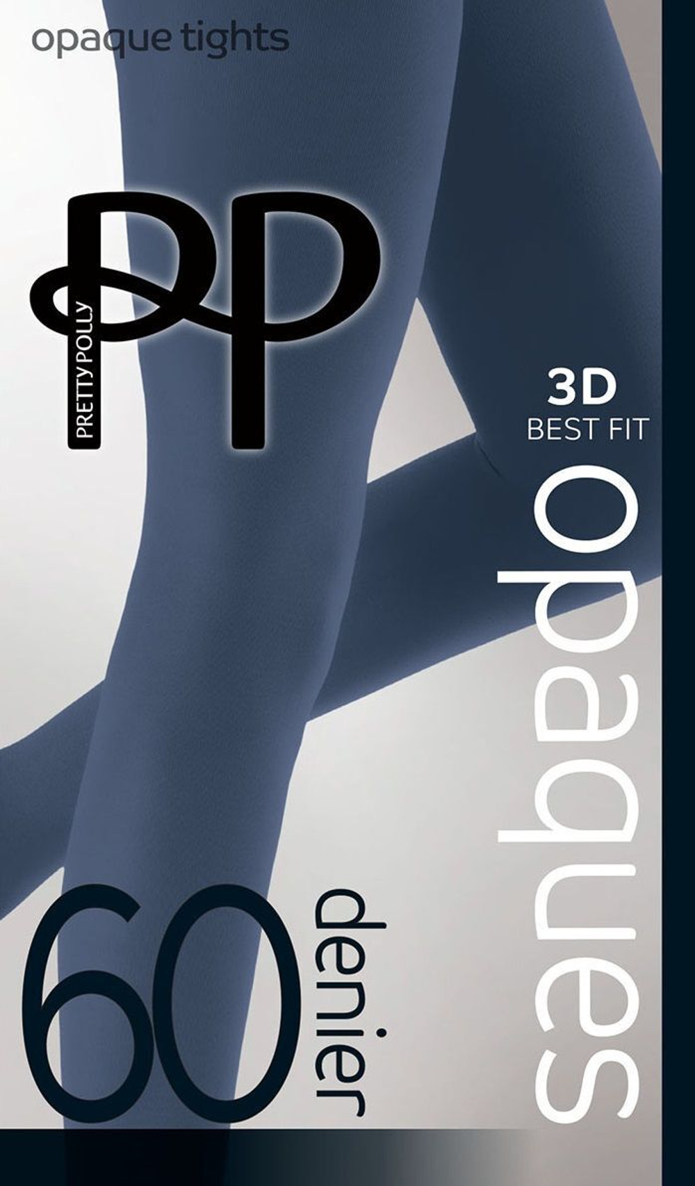 Бархатистые колготки Coloured Opaques (Размер: XL) (Цвет: бирюзовый)