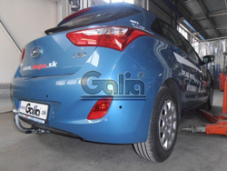 Фаркоп оцинкованный Galia H086A для Hyundai i30 хетчбек 2012-, Kia Ceed хетчбек 2012-(паспорт и сертификат в комплекте)(без электрики)