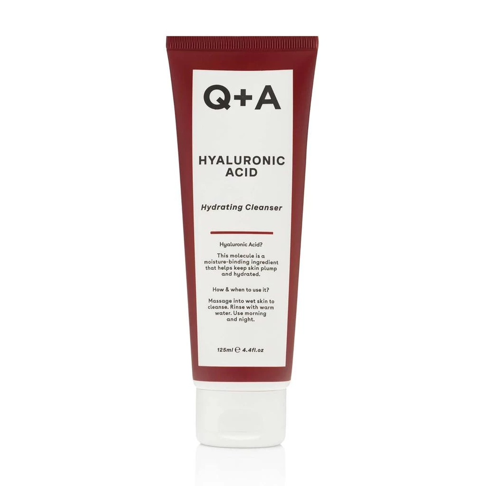 Очищающий гель для лица c гиалуроновой кислотой Q+A Hyaluronic Acid Gel Cleanser, 125ml