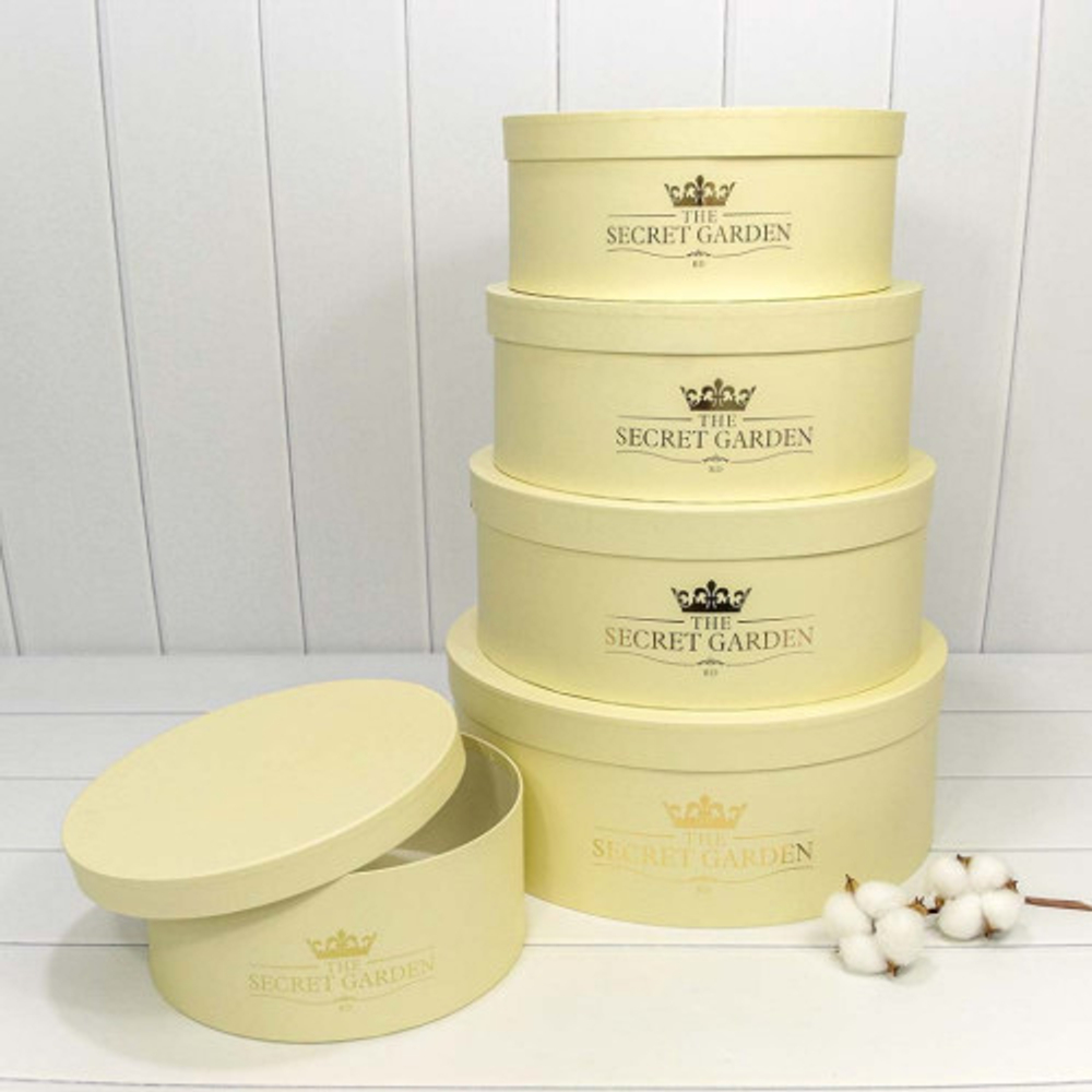 Коробка 37.5х14.5 см Набор 5 шт "The Secret Garden" (Бежевый)