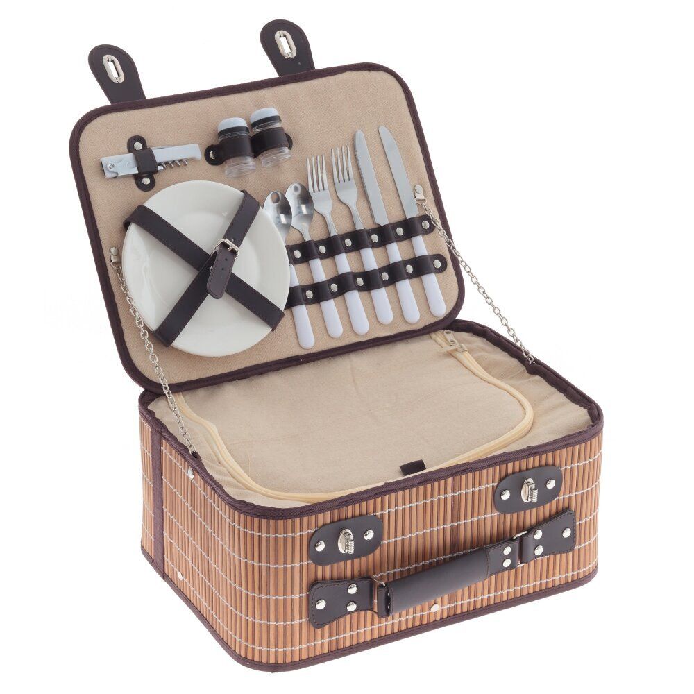 GAEM Корзина для пикника на 2 персоны с холодильным отделением, L40 W32 H17,5 см