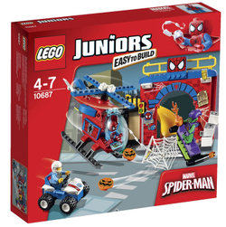 LEGO Juniors: Убежище Человека-паука 10687 — Spider-Man Hideout — Лего Джуниорс Подростки