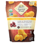 Sunny Fruit, органические финики без косточек, 5 порционных пакетиков по 50 г (1,76 унции)