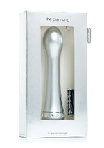 Вибратор с кристаллами The Diamond Silver - 16,5 см. (Цвет: серебро)