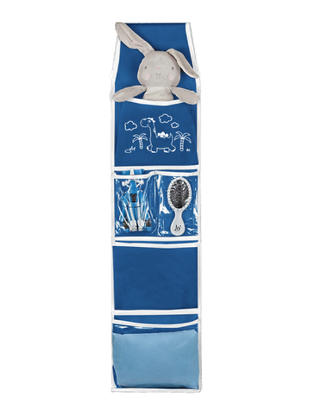 Кармашки в садик 85х20 Динозавр (синий)