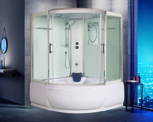 Душевой бокс WeltWasser WW500 Emmer 15055-2 150х150 10000004658 профиль Хром стекло прозрачное